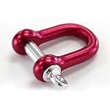 カラーアルミシャクル　６ｍｍ レッド【3個セット】