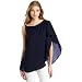 BCBGeneration Women's Shoulder Drape Top, Galaxy, Medium