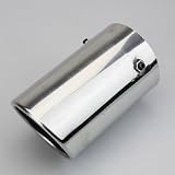 Koolertron 2PCS Chrome Exhaust Muffler Tip For AUDI A5 A6L A8L BMW 335i 535i Z4