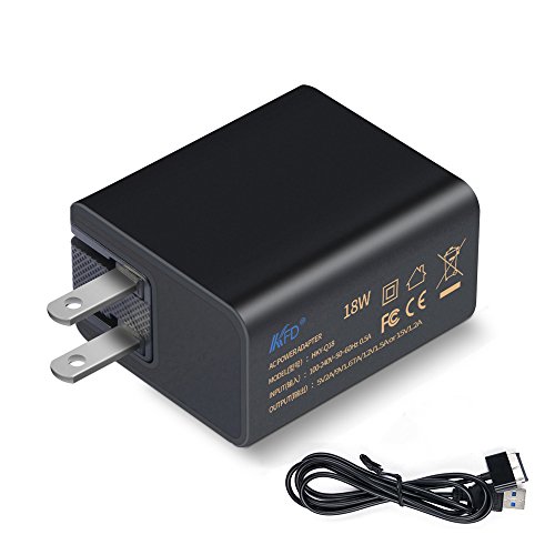 KFDtech 18w(Qualcomm Certified) Quick Charge 2.0 USB Turbo Charger For Asus Eee Pad Transformer Tf101 A1 B1 Tf101g Transformer Prime Tf201 Tf300t Tf300tl Tf300tg Tf700t Eee Pad Slider Sl101 Tablet Tab