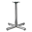 HON XSP26CHR Single Column Steel Base, 26w x 26d x 27-7/8h, Chrome
