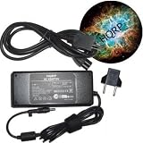 HQRP Replacement 90W AC Adapter / Power Supply for HP / Compaq Pavilion DV2000, DV2100, DV2200, DV2300, DV2400, DV2500, DV2600, DV2700 Series - (incl. USA Plug & Euro Adapter) plus HQRP MousePad