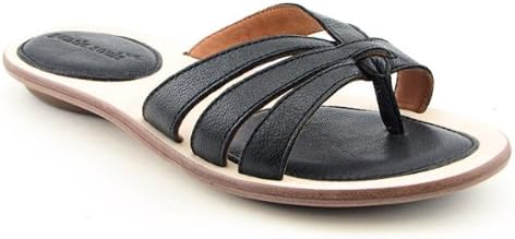 Gentle Souls Kenneth Cole Urban Nova Flip Flops Open Toe Shoes Black Womens