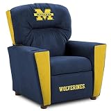 University of Michigan Wolverines NCAA Team Logo Kids Recliner