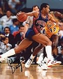 Adrian Dantley Autographed / Signed Detroit Pistons Basketball 8x10 Photo