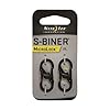 Nite Ize LSBM-01-2R3 S-Biner Micro Lock, Black, 2-Pack