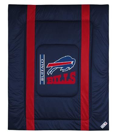 Buffalo Bills Sideline Jersey Bed Comforter NFL
