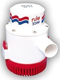 Rule 14A Marine Rule 3700 Marine Bilge Pump (3700-GPH, 12-Volt)