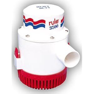 Rule 14A Marine Rule 3700 Marine Bilge Pump (3700-GPH, 12-Volt) by