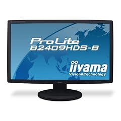 iiyama 23.6インチワイド液晶ディスプレイ 1920×1080(フルHD1080P)対応 3系統入力装備 マーベルブラック PLB2409HDS-B1
