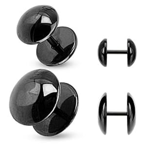 Tunnels Pour Oreilles évasés En Forme De Larme - Acier Inoxydable 316L - Pour étirement Progressif Du Lobe - Tailles 8mm à 25mm