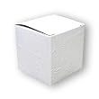 White Embossed Floral - One Piece Gift Boxes (2" x 2" x 2")