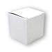 White Embossed Floral - One Piece Gift Boxes (2" x 2" x 2")