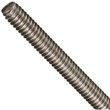 Fully Threaded Rod, Titanium, Uncoated (Bright) Finish, Inch, Right Hand