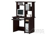 New Espresso Finish Computer Desk/Hutch Set ACS004690 004691
