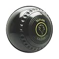 Taylor Lazer Progrip Slim Profile Black Heavy Indoor Short Mat Bowls - Pair