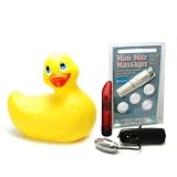 Big Teaze Toys Yellow Rubber Ducky Vibrator Adult Sex Toy Kit