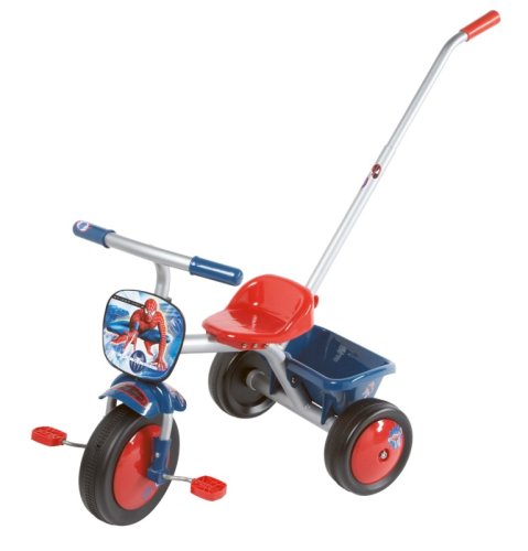 Childrens Toyshop  Toys : Spiderman 3 - Trike W Pole