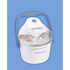 Hamilton Beach 68220 1.5-Quart Capacity Ice Cream Maker, White Hamilton Beach 68220 1.5-Quart Capacity Ice Cream Maker, White