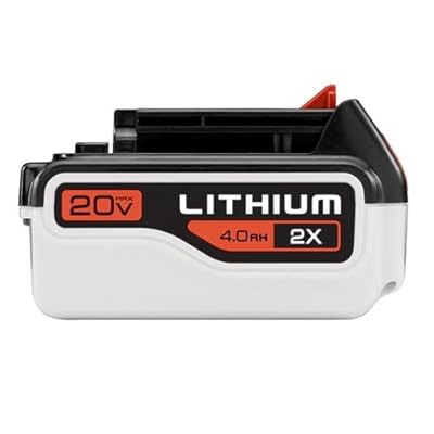 Black & Decker LB2X4020-OPE 4.0 Ah Lithium Battery Pack, 20-volt