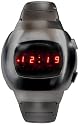 Space LED Watch (Gun Metal) Black - Iconic Retro 70s Style Digital Watch - Limited Edition - Collectors Classic Model