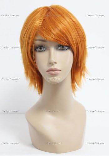 CosplayerWorld Cosplay Wigs Shugo Chara! ?Souma Kukai Wig For Convention Party Show Orange 35cm 160g WIG-206A02