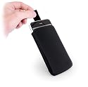 Tuff-Luv B10_17 Classic Leather Pull-E Slip Case Cover for Apple  iPod Touch 1st,2nd and 3rd Gen - Black
