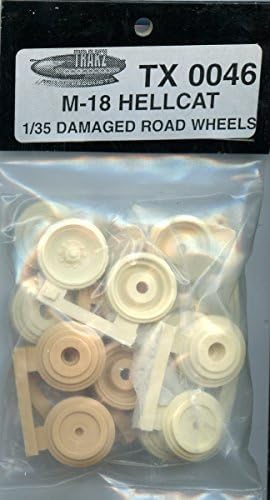 Trakz 1:35 M-18 Hellcat Damaged Road Wheels #TX 0046