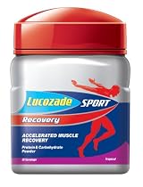 Lucozade Sport Recovery Tropical 380g Tub 10 Servings