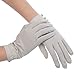 Kenmont Summer Women Sun Uv Protection Outdoor Solid Color Cotton Driving Gloves