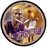Los Angeles Lakers Kobe Bryant Wall Clock easy wall mounting runs on battery home improvement