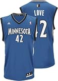 Kevin Love Blue Adidas Revolution 30 NBA Replica Minnesota Timberwolves Youth Jersey