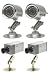 Photo : Q-See QSCCD4 2 Indoor & 2 Outdoor CCD Night Vision Cameras (Color)