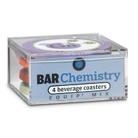 AMAC Bar Chemistry - Coasters, 4-Pack, Assorted