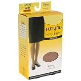 Futuro Beyond Support Pantyhose, Medium, Beige, Firm, Full-Cut Panty, 1 Pair