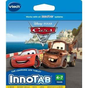 Vtech - Innotab Software - Cars 2 With Exciting Animations - The New Learning Game For Kids Jouets, Jeux, Enfant, Peu, Nourrisson