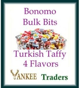 Bonomo Turkish Taffy Assorted 4 Flavors 2 Pounds