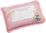 Springmaid Baby Blossom Bear Birthgram Pillow