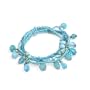 Glass Beads and Elastic Turquoise Elastic Bracelet "A Fair Shake Elastic Bracelet [Turquois...