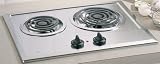 GE E.COOKTOP CHROME/SS 2BURNER GE
