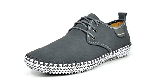 BRUNO MARC MODA ITALY 8803 Men's Classic Fashion Handmade Casual Suede Leather Comfort Oxford shoes