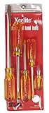 Xcelite SDS44 5-Piece Square Blade Screwdriver Set with Amber Handles [並行輸入品]