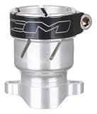 CCM Spyder Heli Clamp No Rise Feed Neck - With Holes - Silver / Black