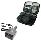Garmin Oregon 400t Deluxe Storage Case and DC Car Charging Solution