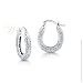 STUDIO 925: *LOLA ROYALE OVAL HOOP EARRINGS*
