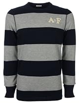 Abercrombie & Fitch Mens Longsleeve Striped Navy Blue