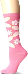 Wigwam Women's Lily Wool Free Casual Crew Sock, Carmine Rose, Medium