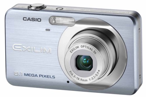 Casio EXILIM EX-Z80 BE Digitalkamera (8 Megapixel, 3-fach opt. Zoom, 2,6 Display) blau