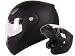 Modular Flip-up Motorcycle Helmet Matte Flat Black DOT #936 (Small) RS.11399.00