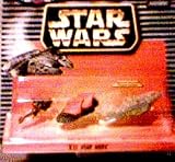 Star Wars Micro Machines XII: Speeder Bike with Rebel Pilot, Jabba's Desert Sail Barge and Mon Calamari Star Cruiser